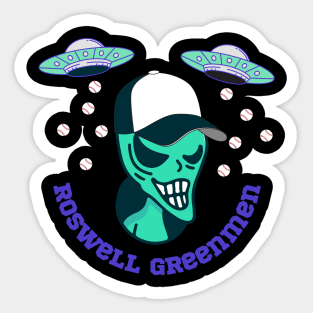 Roswell greenmen Sticker